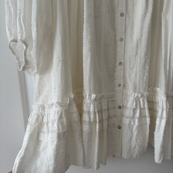 Vici White Oversized Mini Dress - Picture 2 of 7